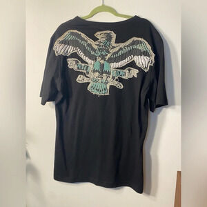 Smash|| Beaded Eagle T-shirt, Size Large
